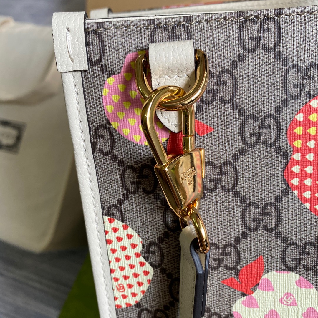659980  Gucci Les Pommes large tote