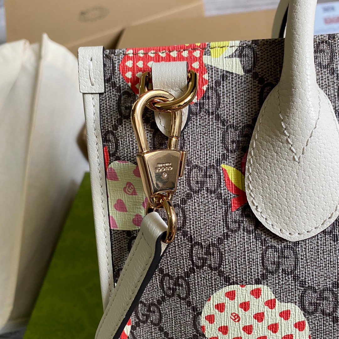 659983  Gucci Les Pommes small tote
