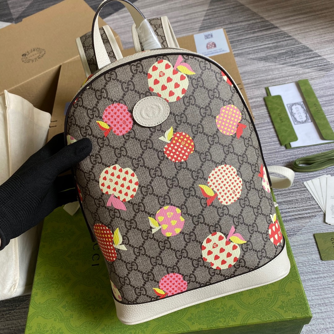 552884 Gucci Les Pommes small backpack
