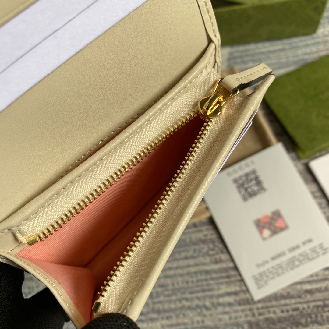 663922 Gucci Les Pommes card case wallet