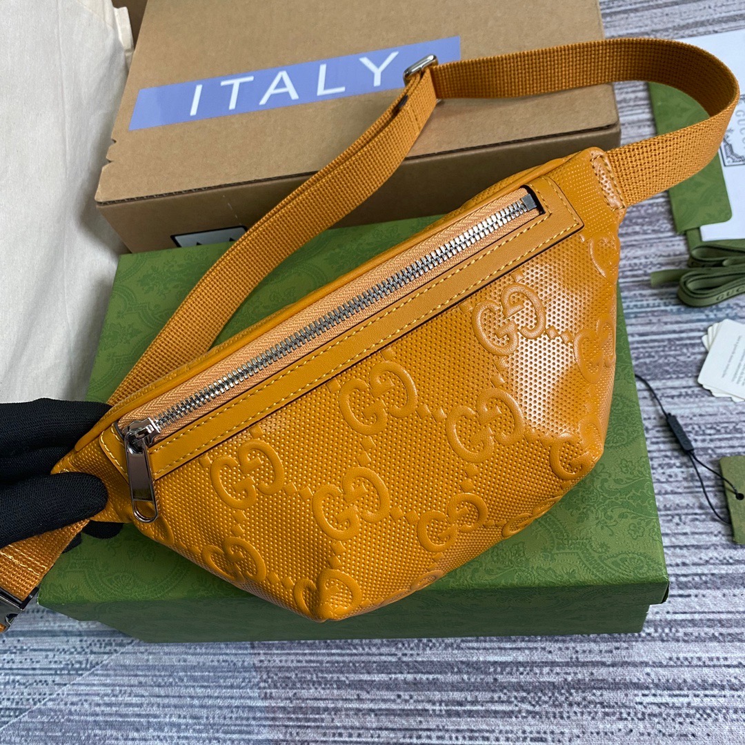 658582 GG embossed belt bag