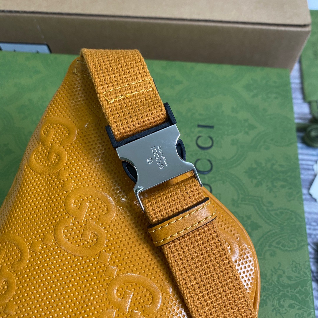 658582 GG embossed belt bag