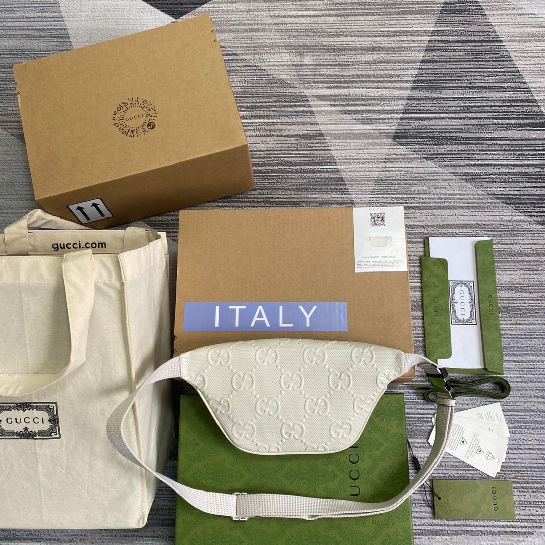 658582 GG embossed belt bag