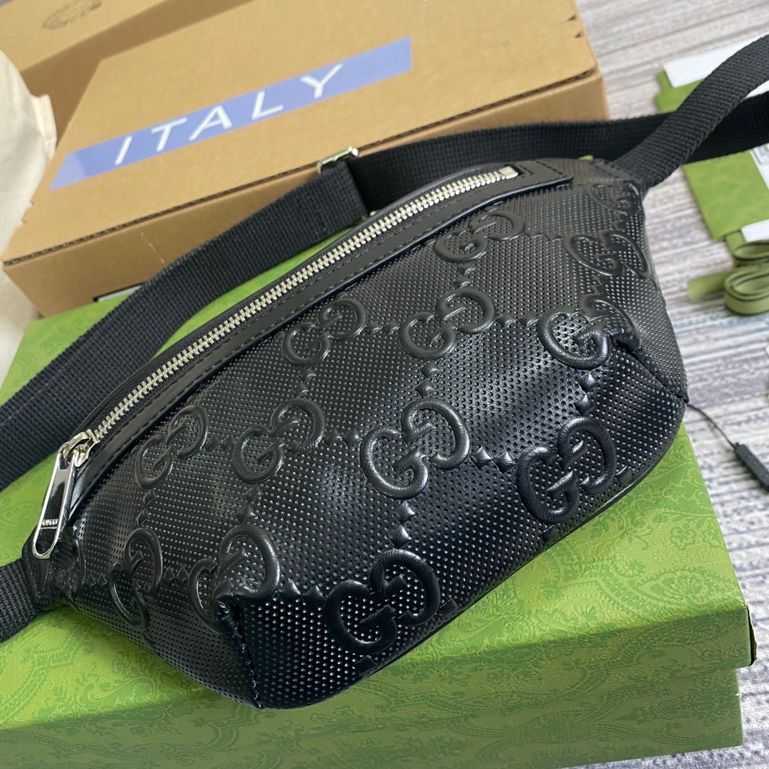 658582 GG embossed belt bag