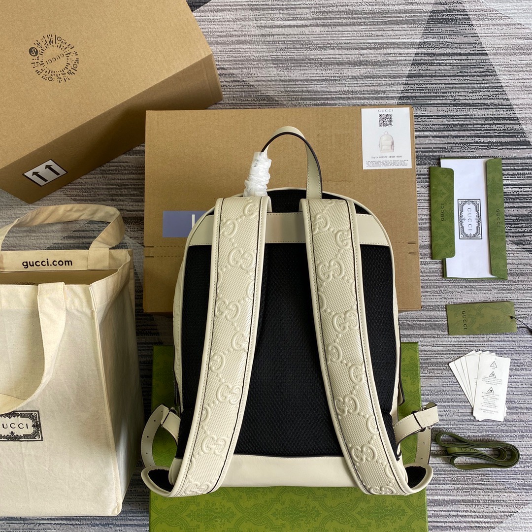 658579 GG embossed backpack