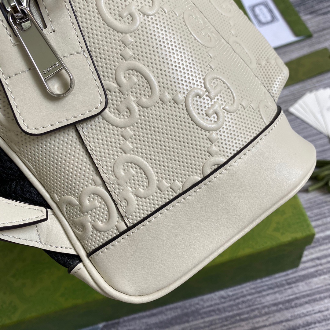 658579 GG embossed backpack