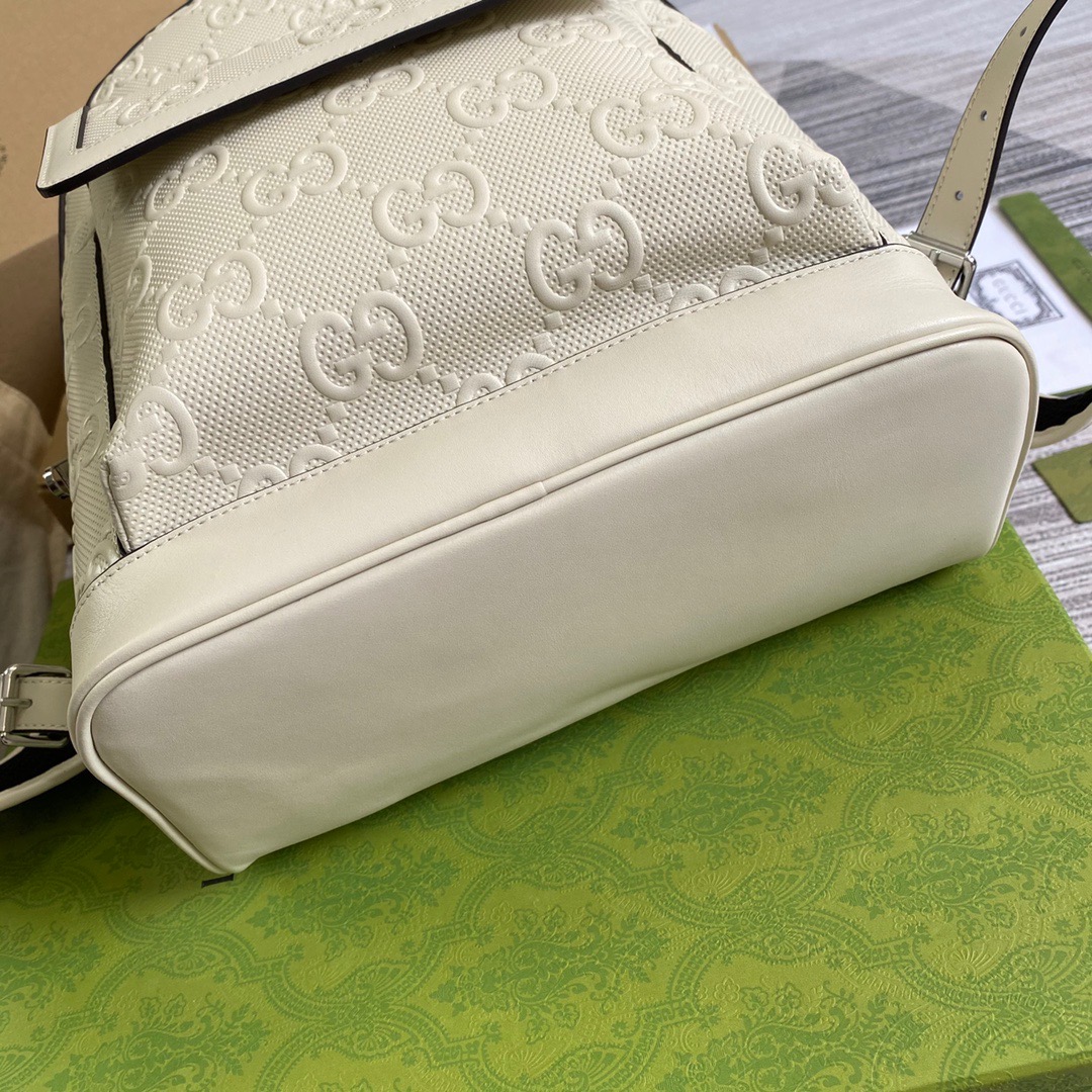 658579 GG embossed backpack