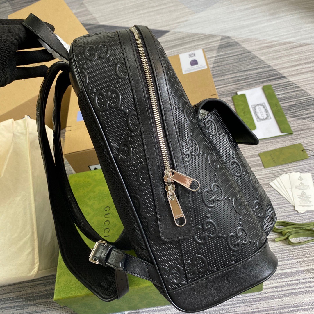 658579 GG embossed backpack