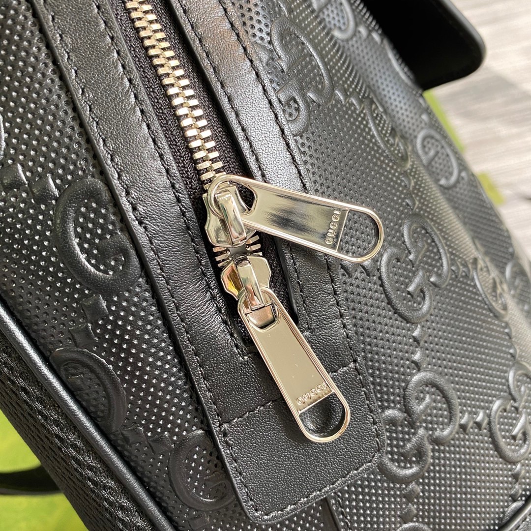 658579 GG embossed backpack