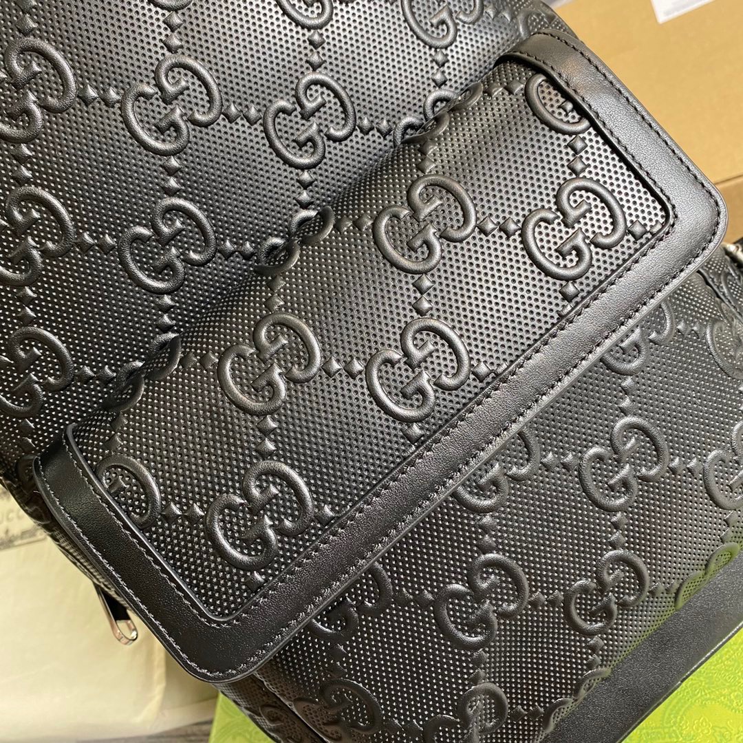 658579 GG embossed backpack