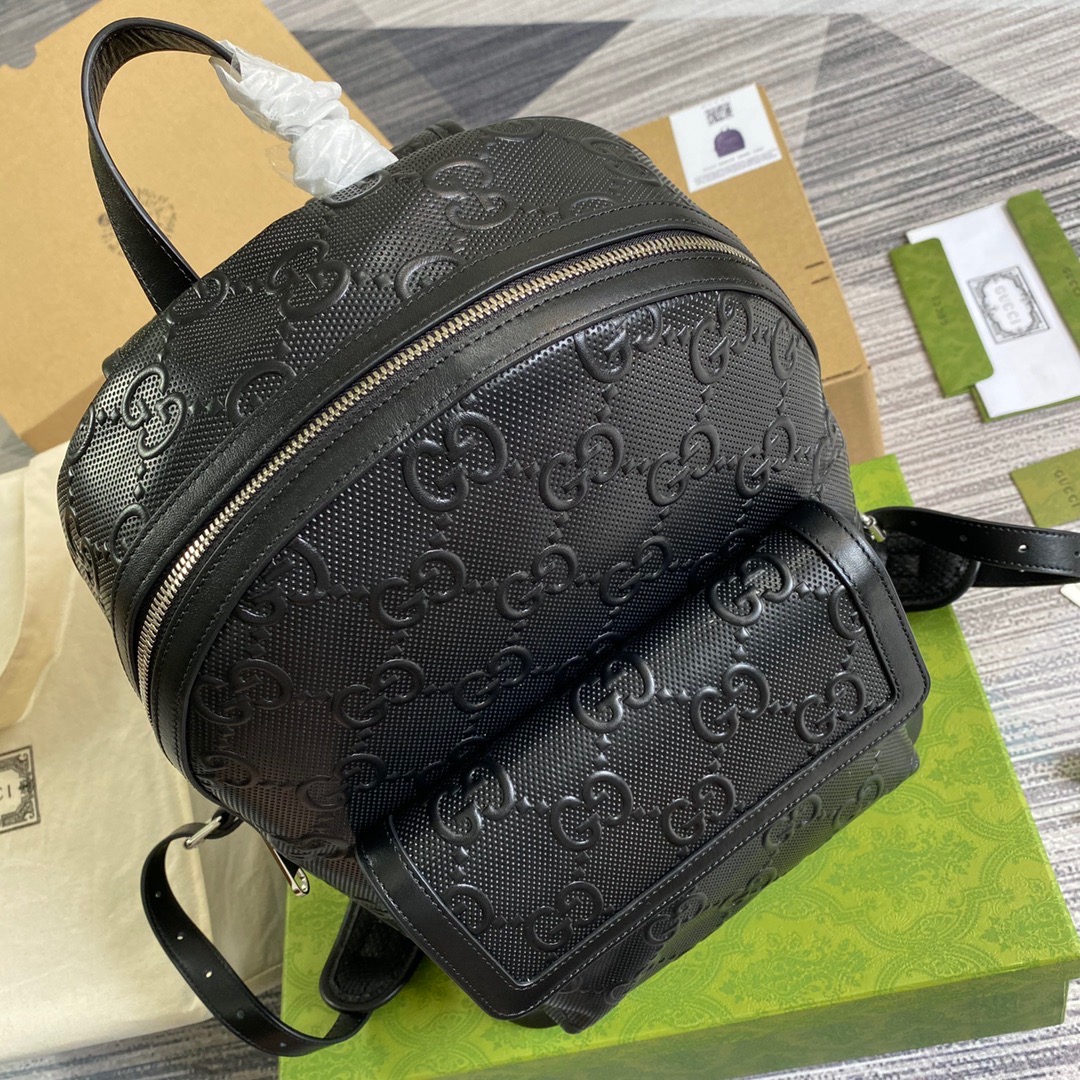 658579 GG embossed backpack