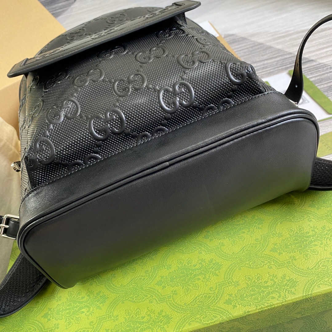 658579 GG embossed backpack