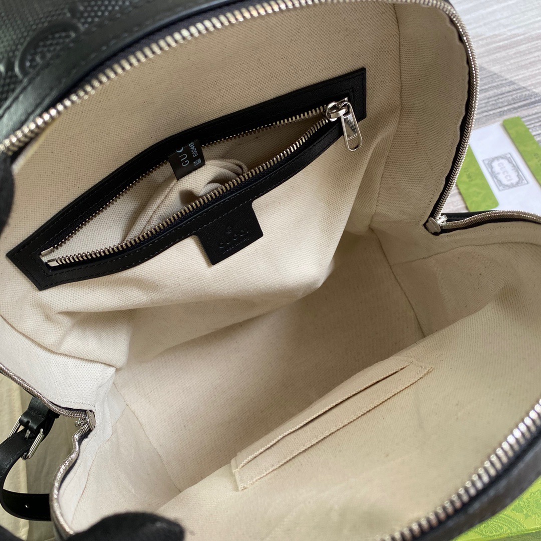 658579 GG embossed backpack