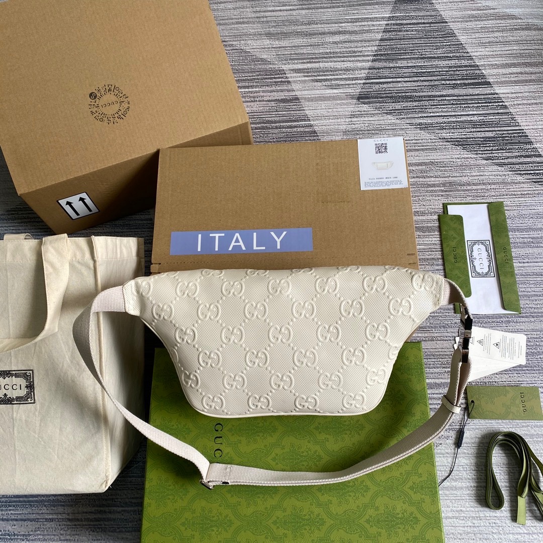 645093 GG embossed belt bag