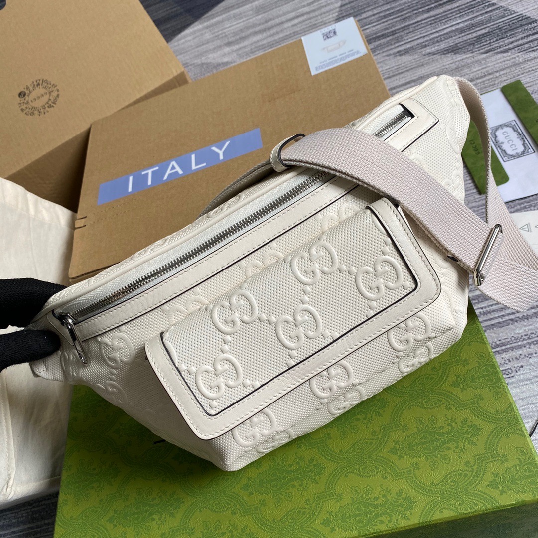 645093 GG embossed belt bag