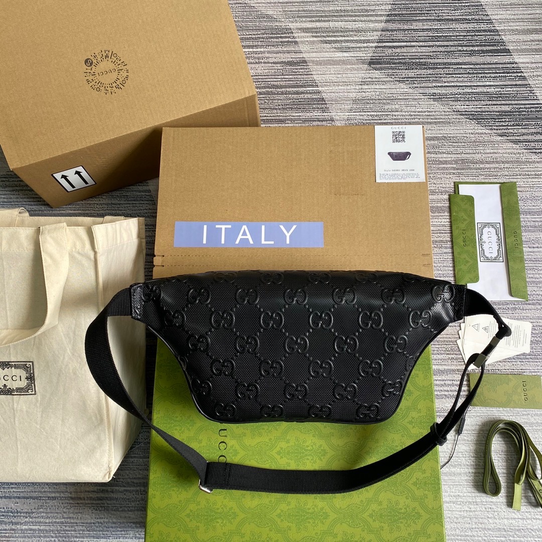 645093 GG embossed belt bag