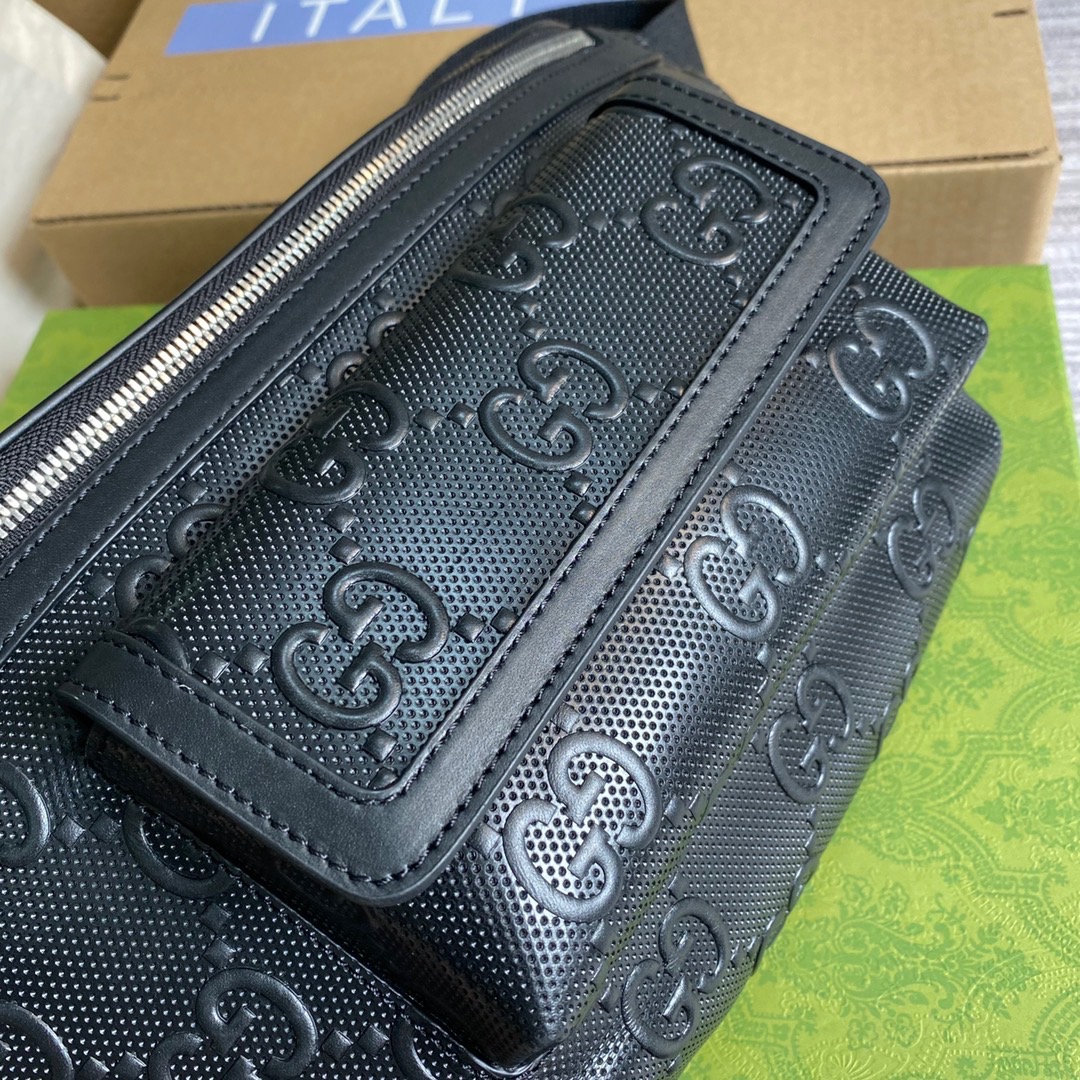 645093 GG embossed belt bag