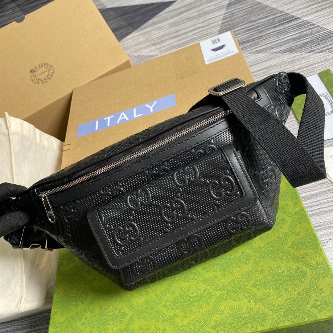 645093 GG embossed belt bag