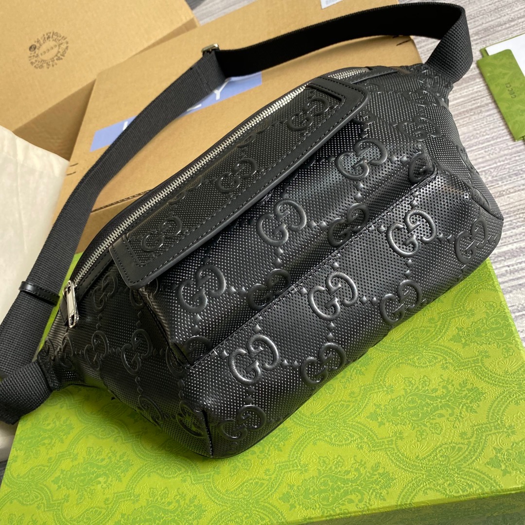 645093 GG embossed belt bag