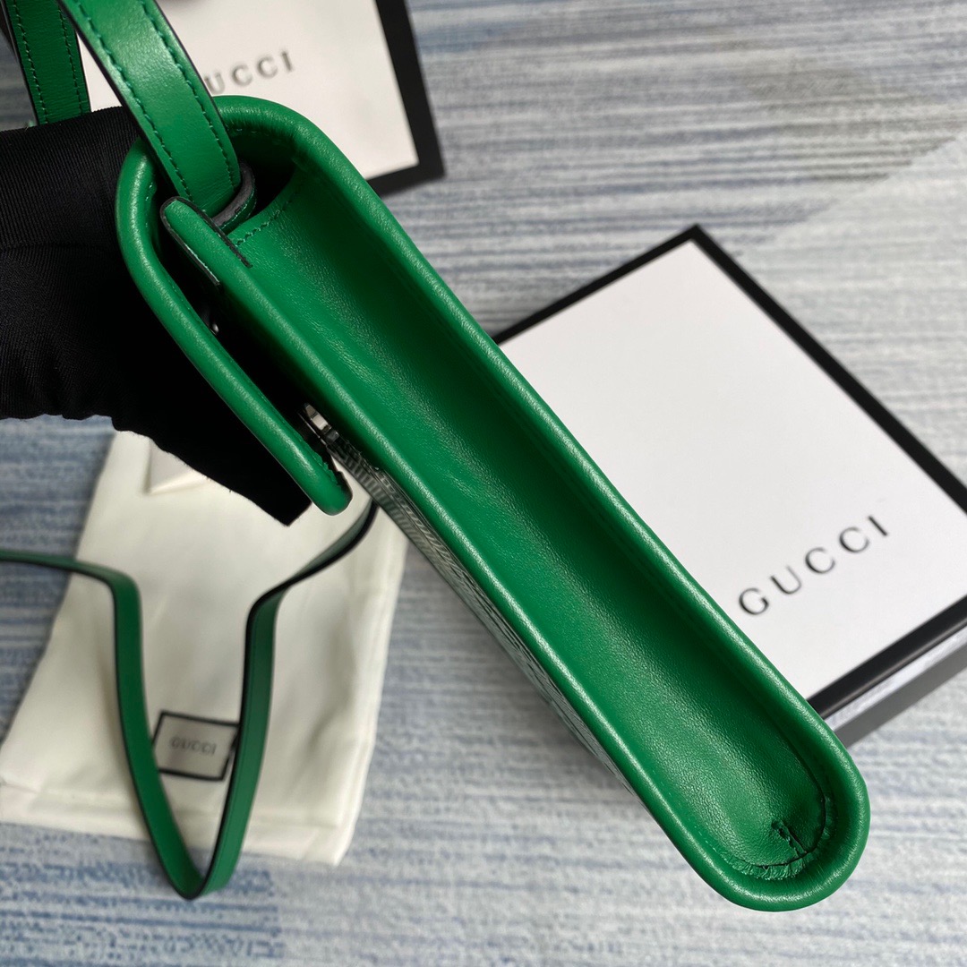 625571 GG embossed mini bag, gucci Strapped Wallets for Men
