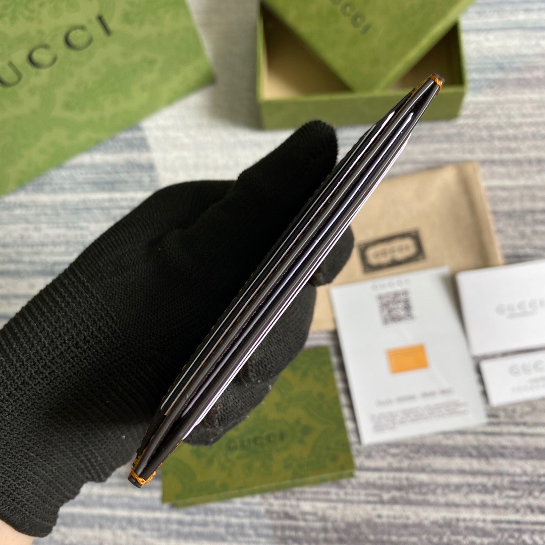 625564 GG embossed card case, gucci 