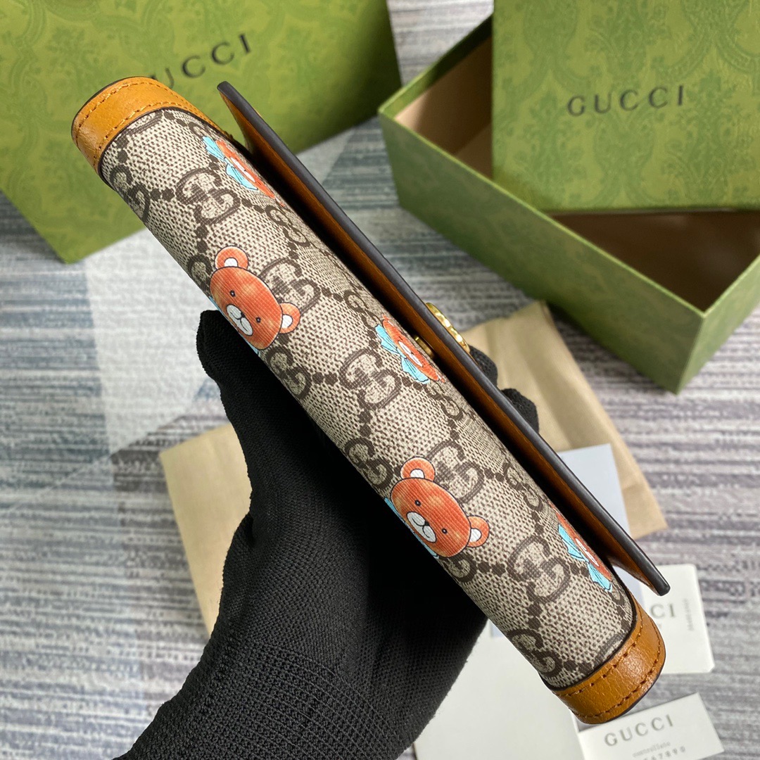 KAI X Gucci Ophidia GG continental wallet, GUCCI Small Accessories