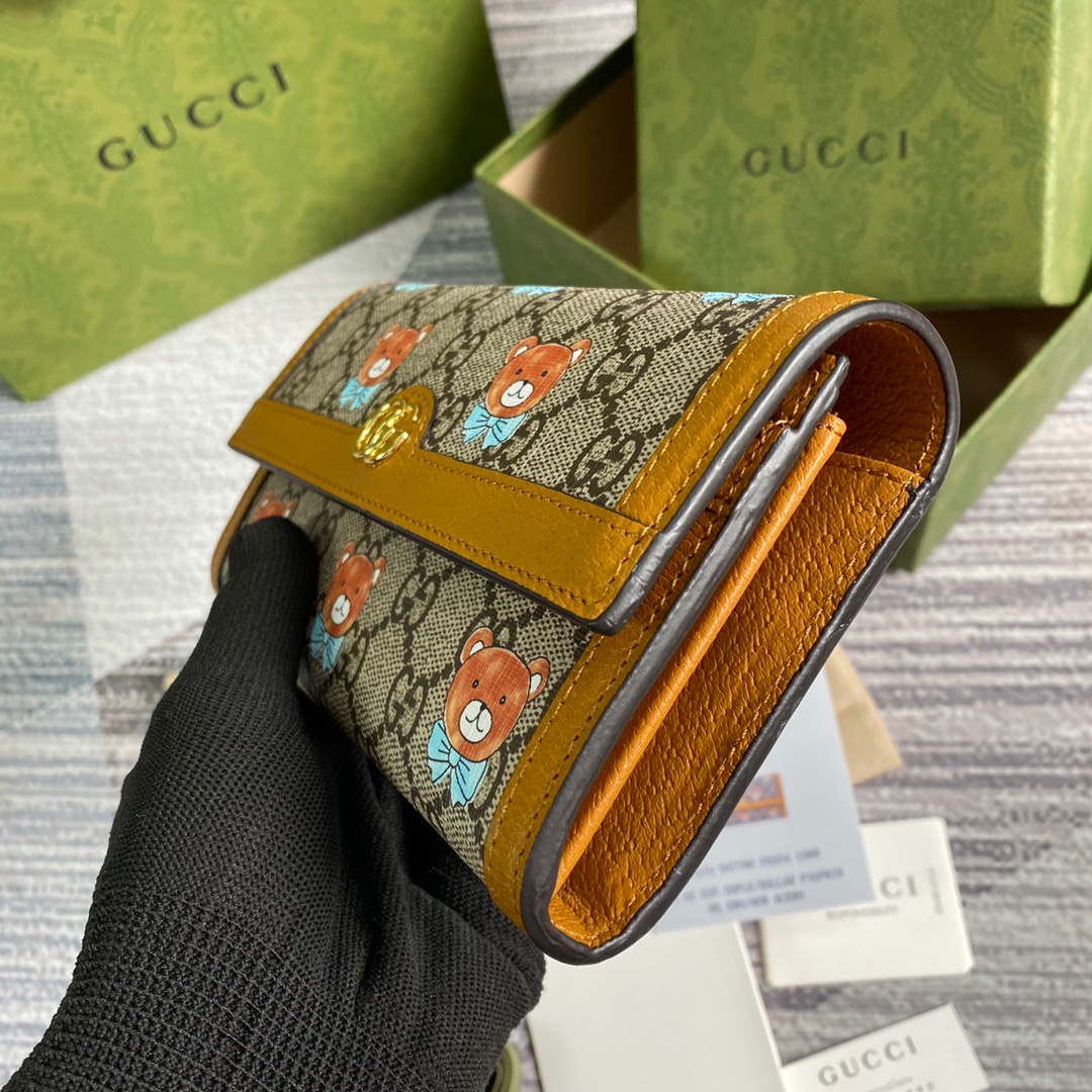 KAI X Gucci Ophidia GG continental wallet, GUCCI Small Accessories