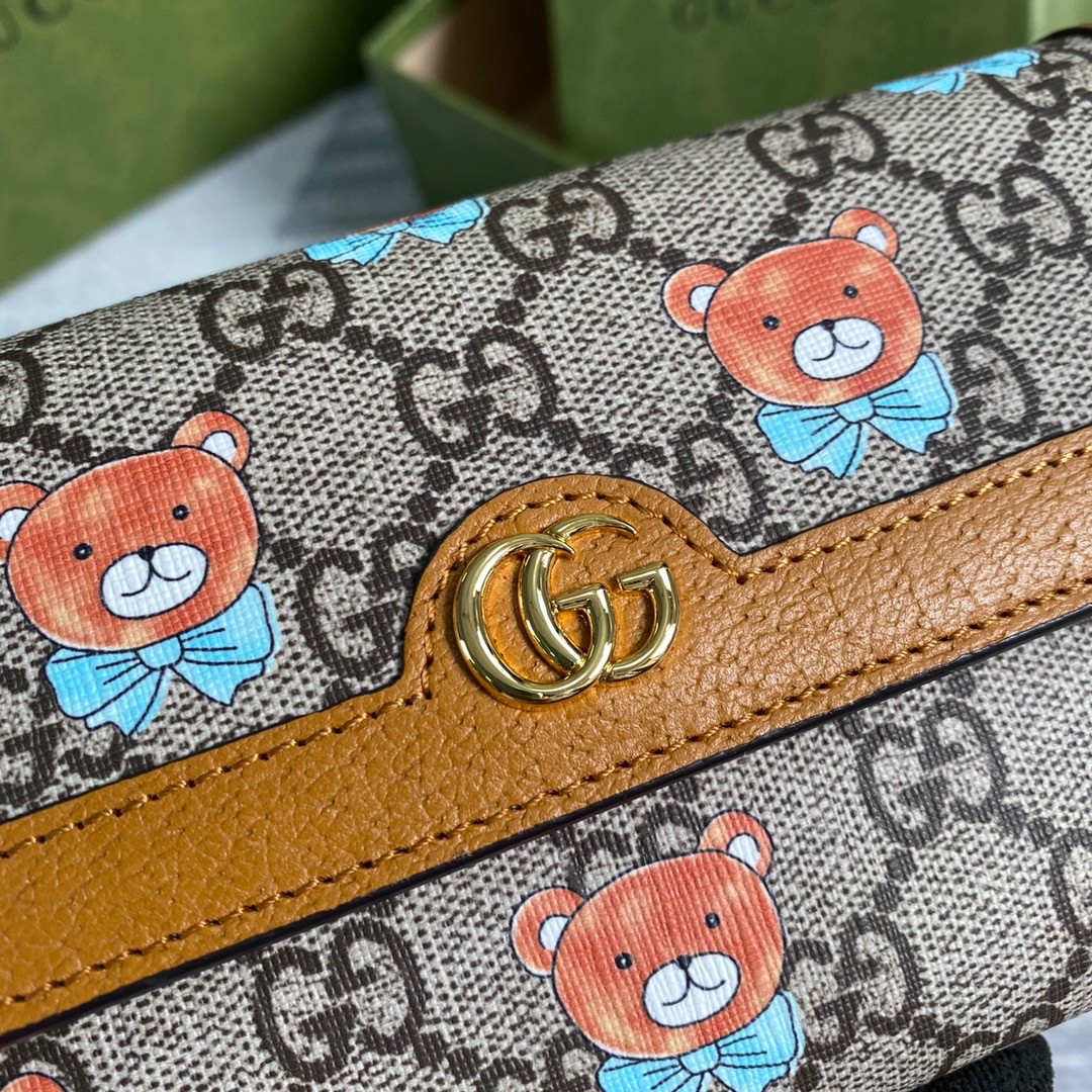KAI X Gucci Ophidia GG continental wallet, GUCCI Small Accessories