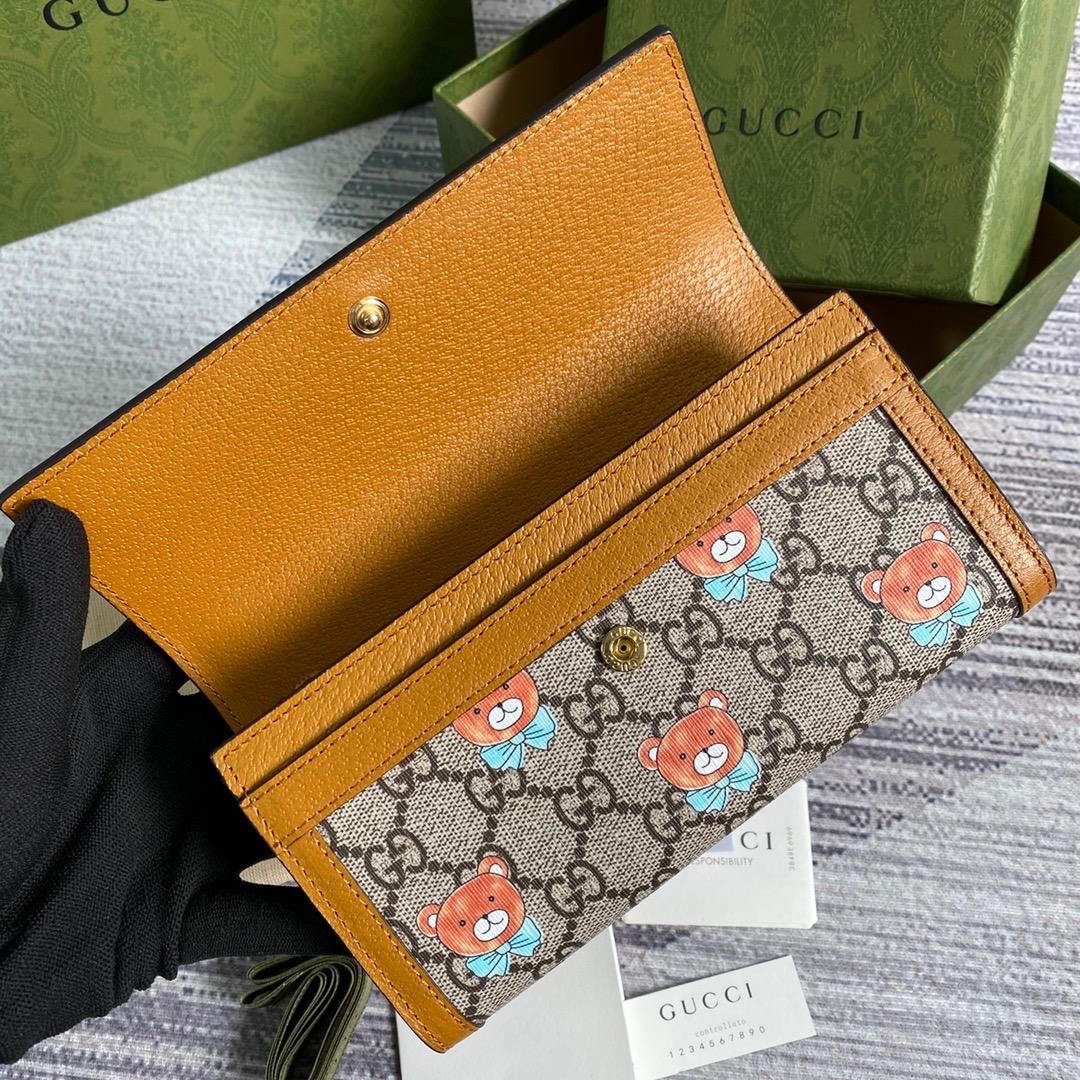 KAI X Gucci Ophidia GG continental wallet, GUCCI Small Accessories