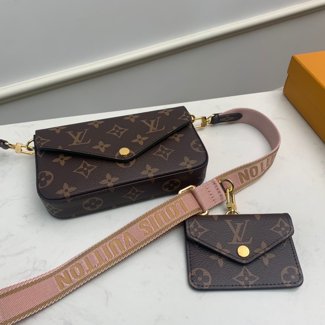 M80091  FÉLICIE STRAP & GO, Louis Vuitton LV
