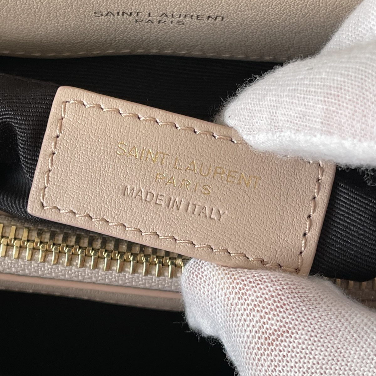 487216, YSL Saint Laurent, MEDIUM LOULOU CHAIN BAG, Y MATELASSÉ LEATHER