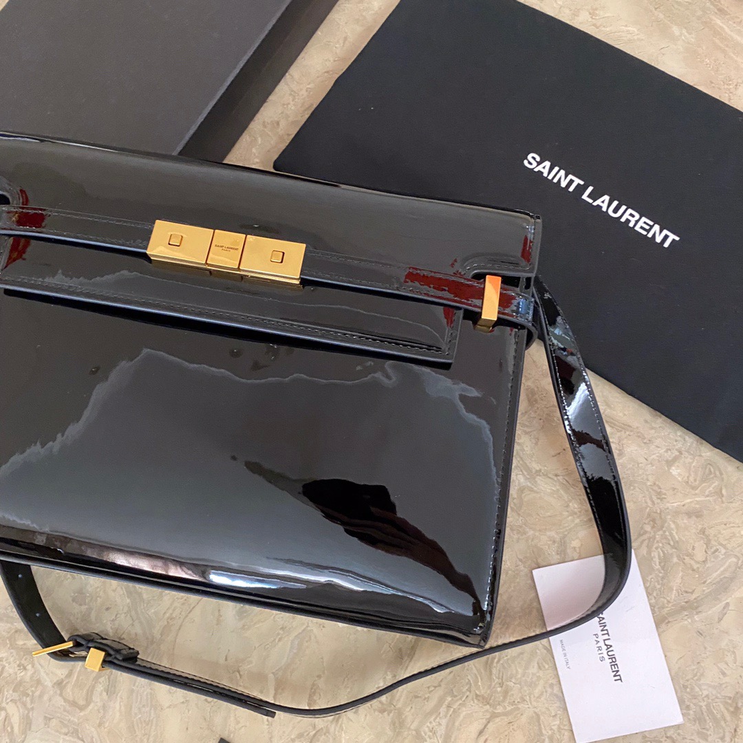 579271 MANHATTAN SHOULDER BAG IN BOX SAINT LAURENT LEATHER, Yves Saint Laurent YSL