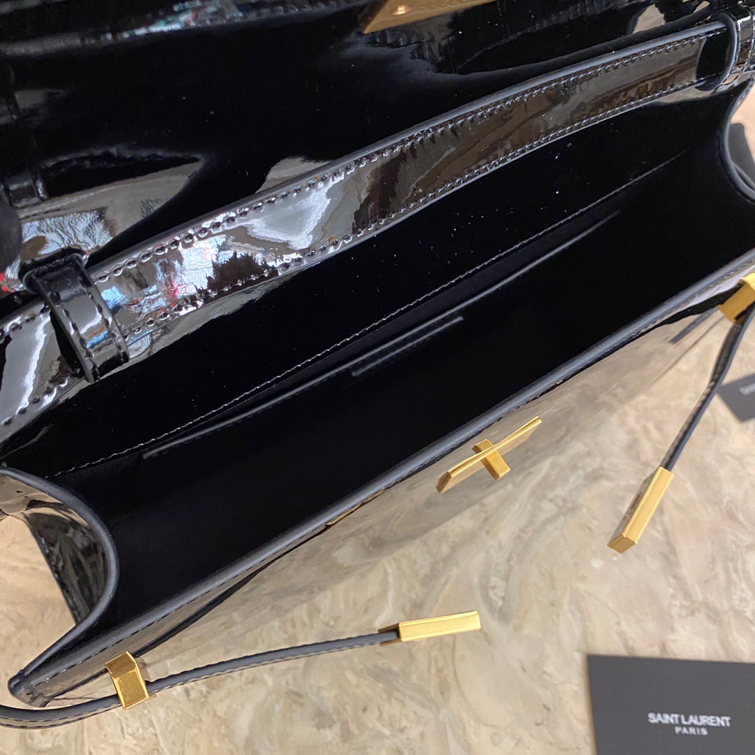 579271 MANHATTAN SHOULDER BAG IN BOX SAINT LAURENT LEATHER, Yves Saint Laurent YSL