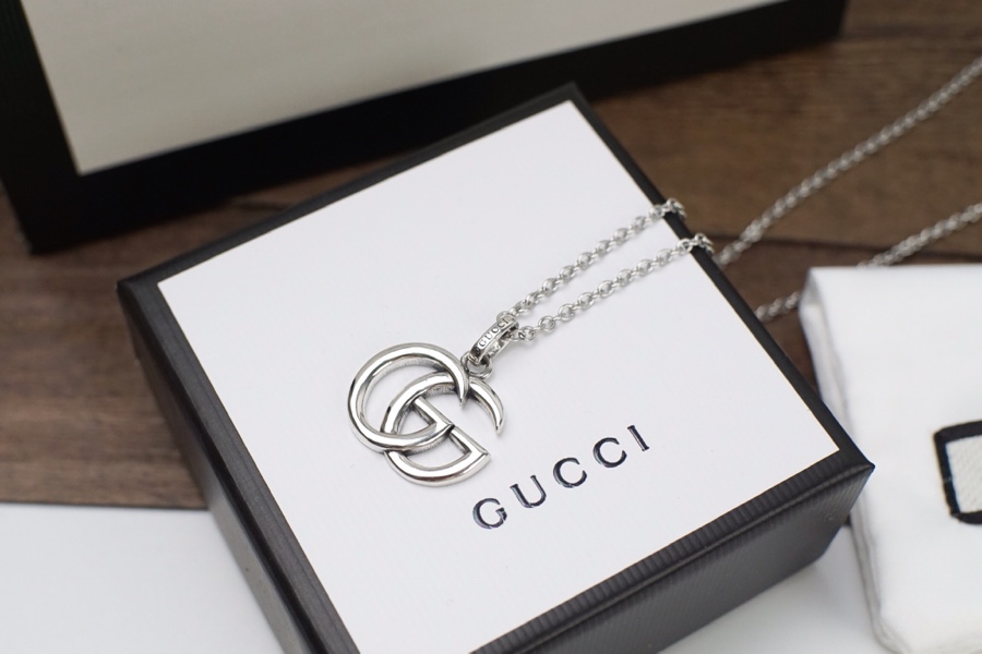 Crystal Double G necklace, GUCCI JEWELRY