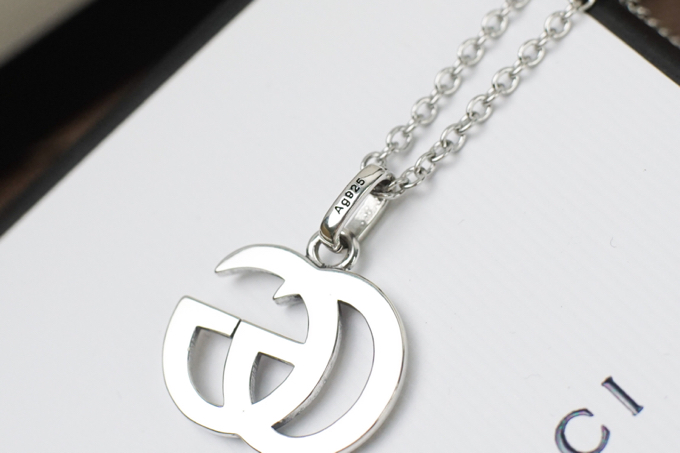 Crystal Double G necklace, GUCCI JEWELRY