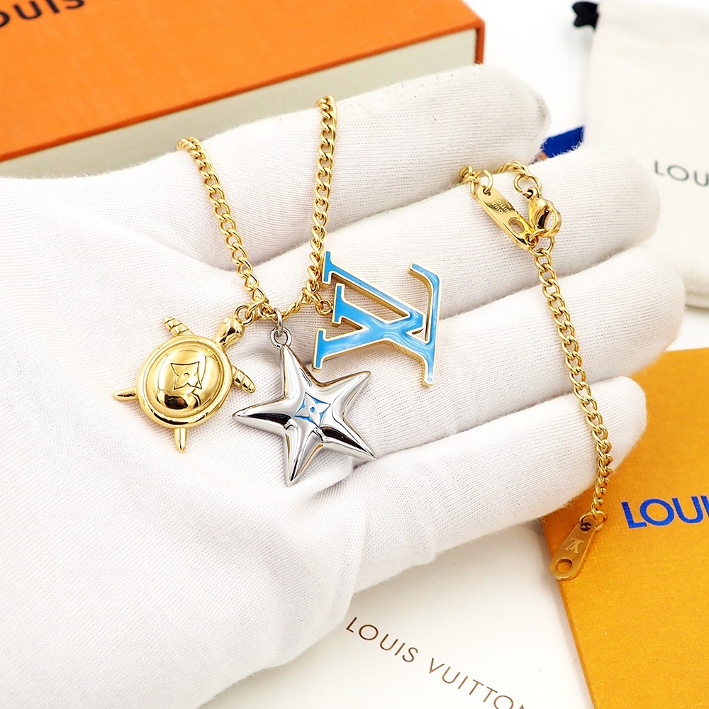 M00280  LV AQUATICS NECKLACE