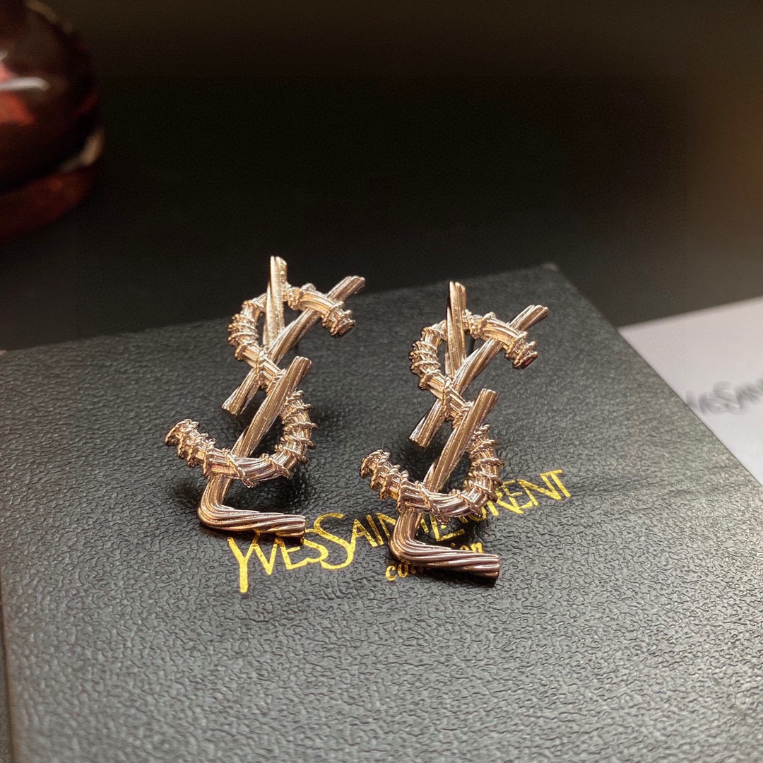 Earrings, YSL
