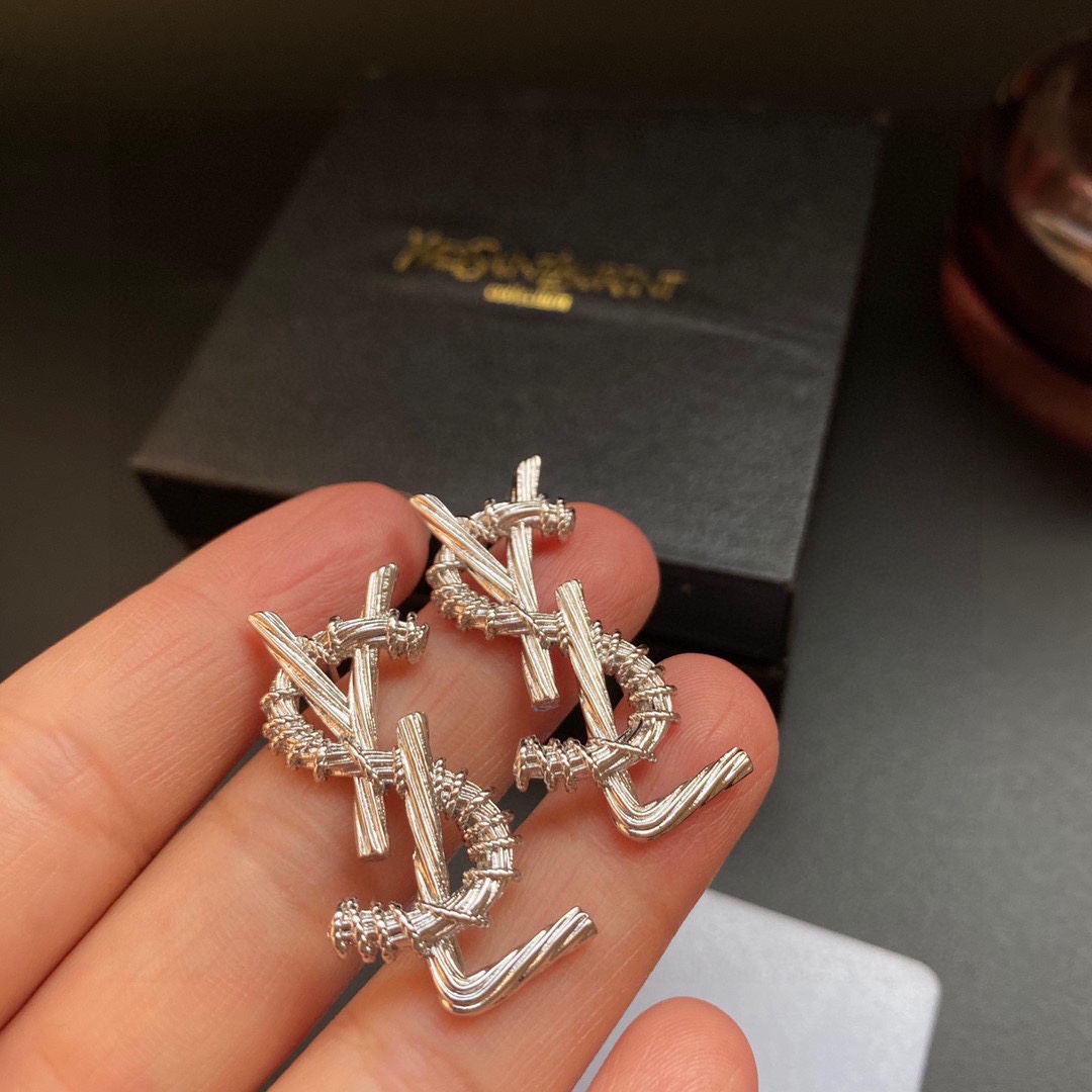 Earrings, YSL