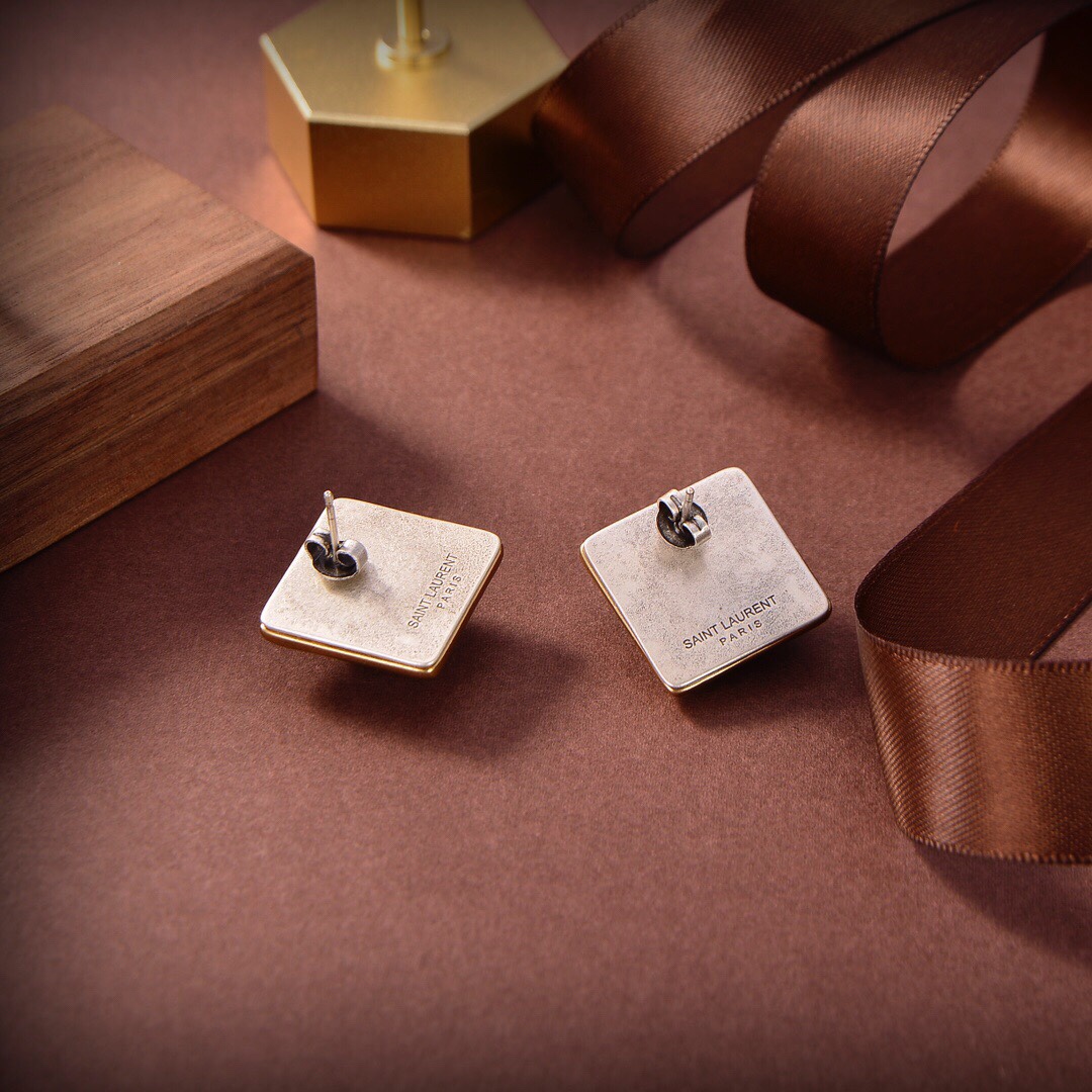 Earrings, YSL
