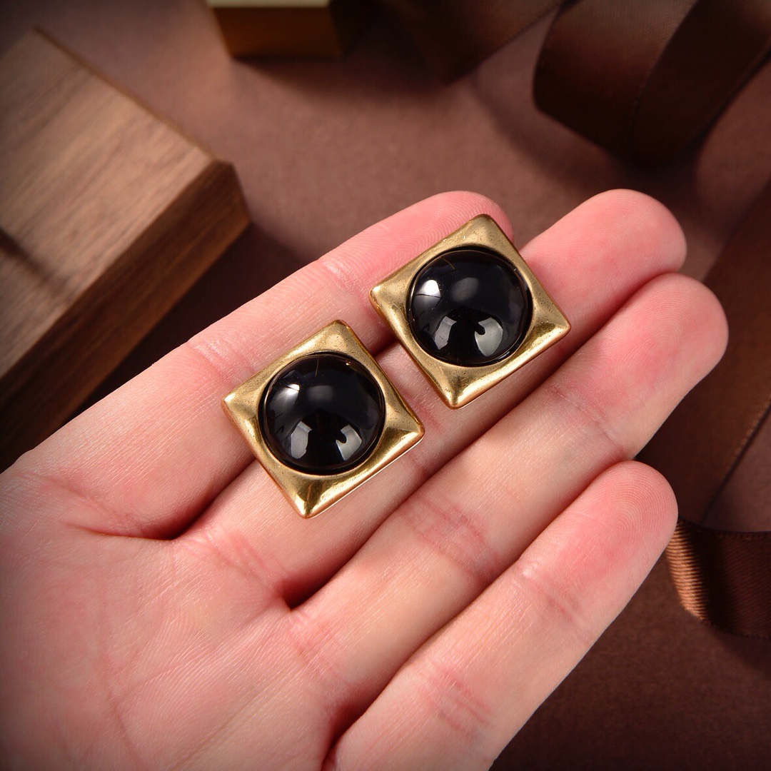 Earrings, YSL