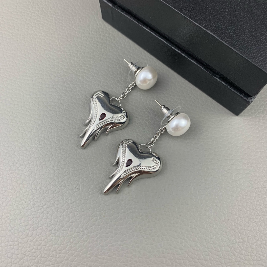 Earrings, YSL