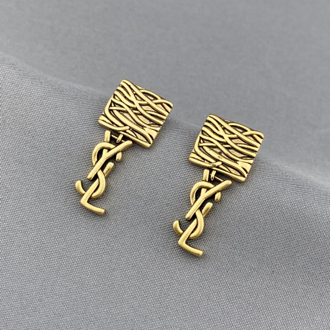 Earrings, YSL