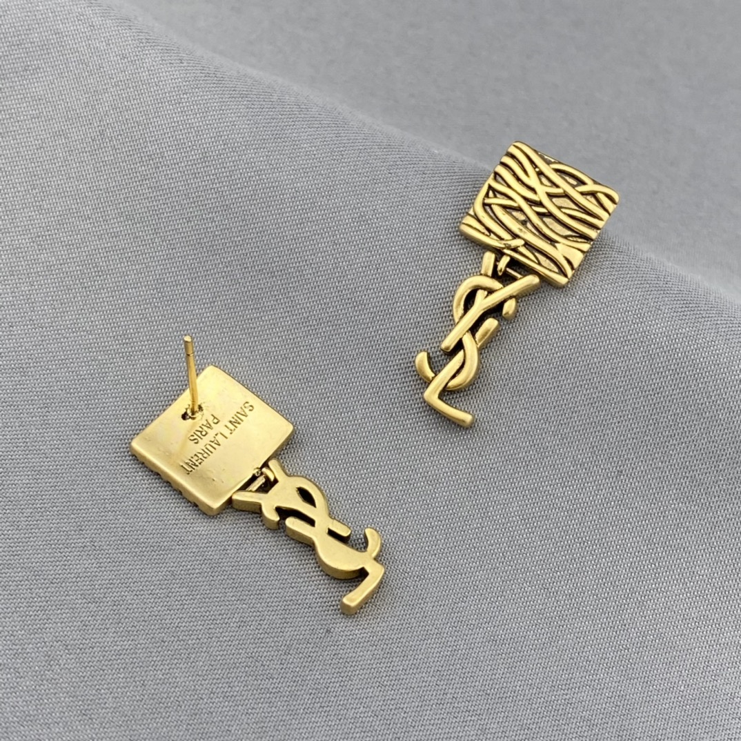 Earrings, YSL