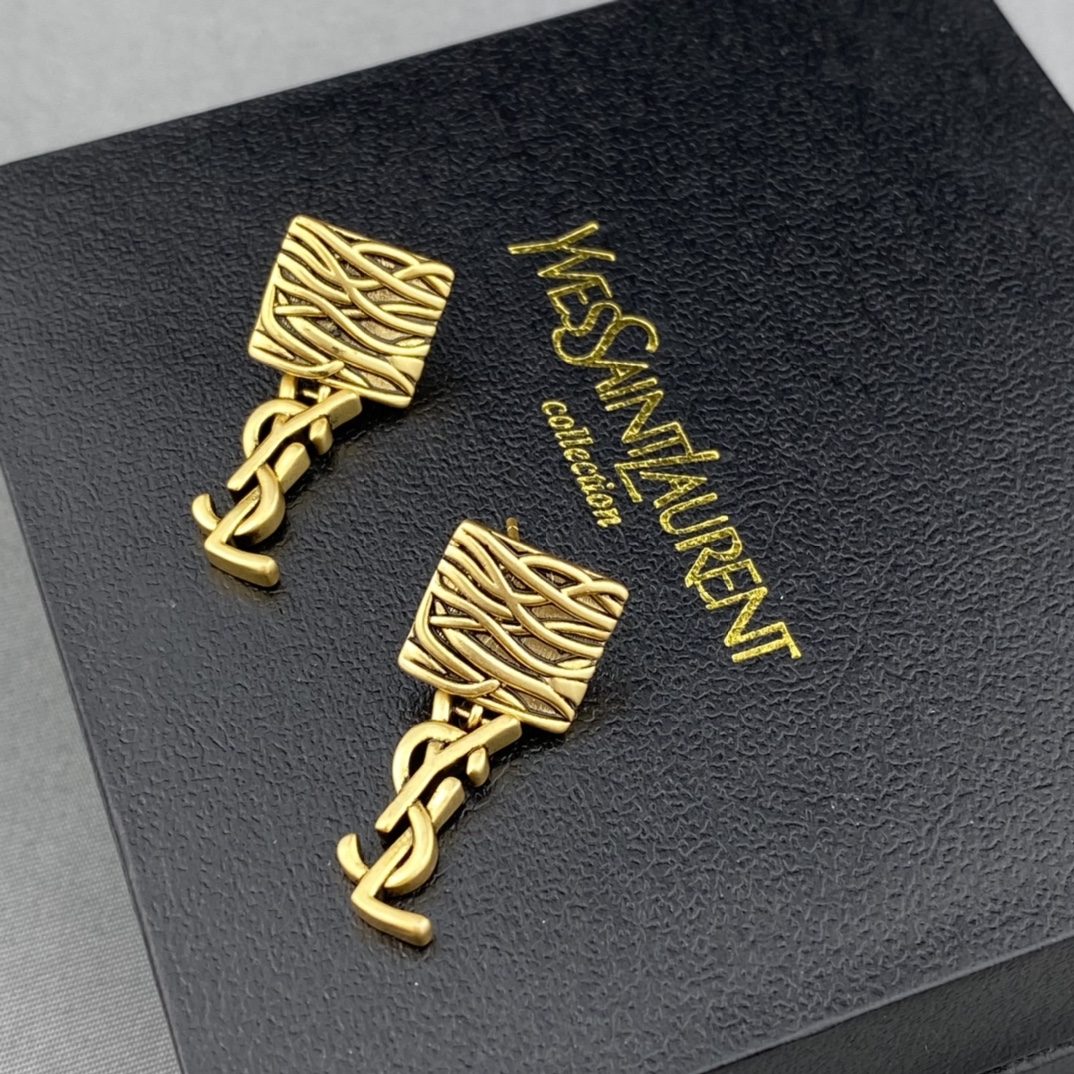 Earrings, YSL