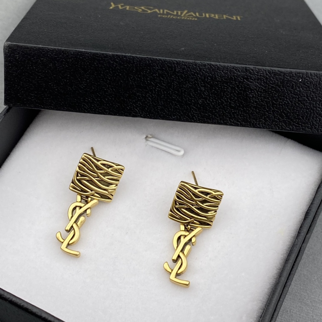 Earrings, YSL