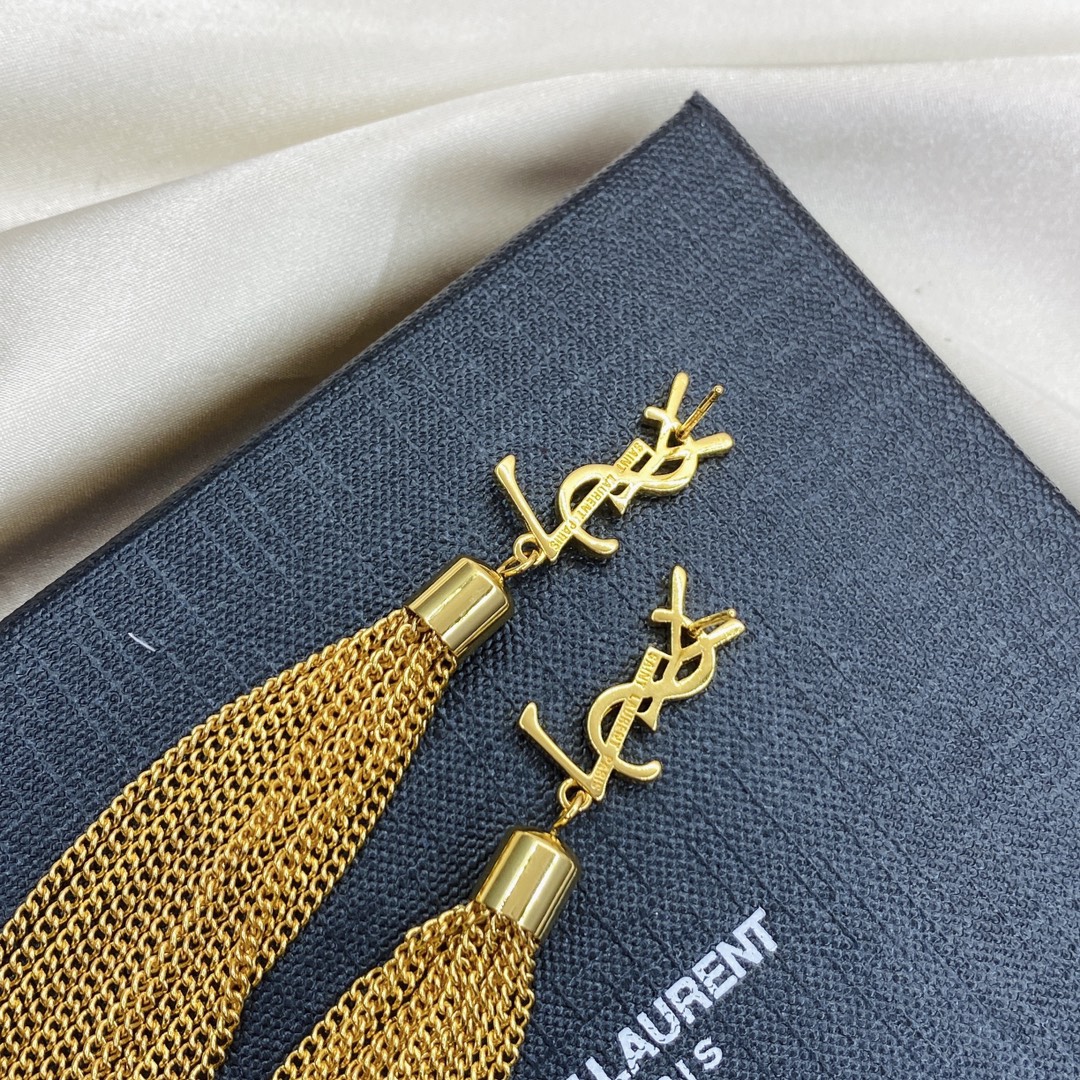 Earrings, YSL