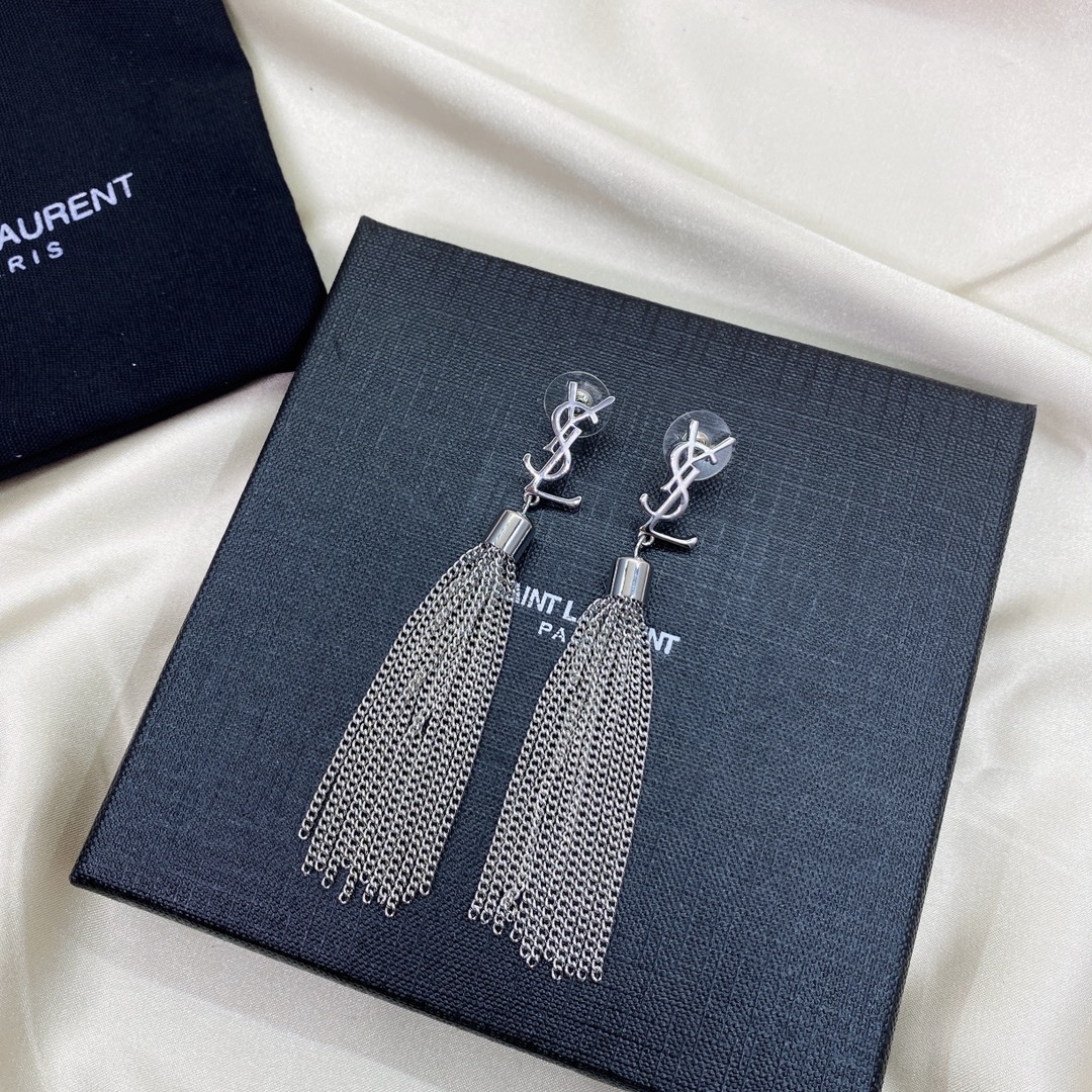 Earrings, YSL