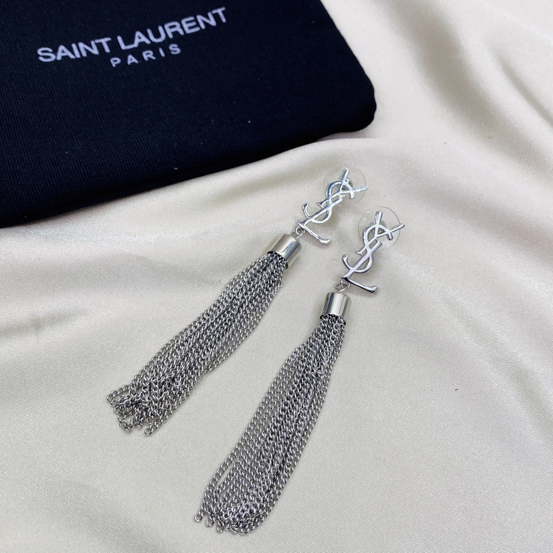 Earrings, YSL