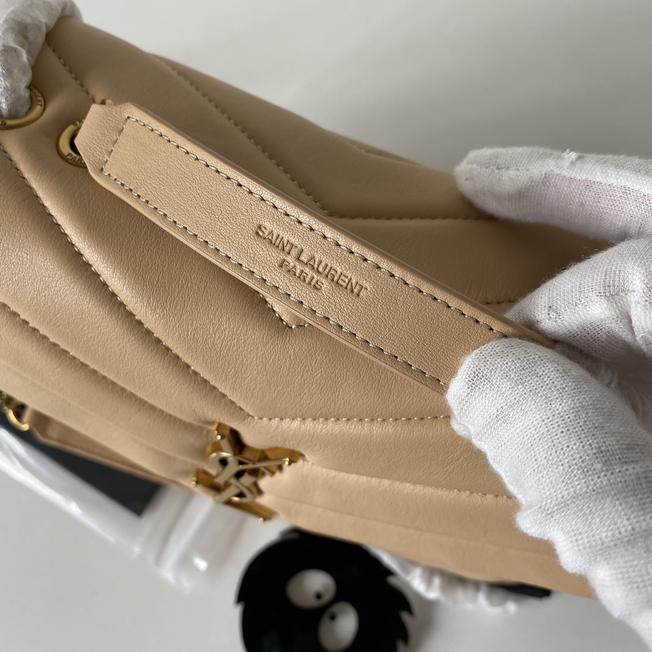 494699 LOULOU SMALL IN MATELASSÉ “Y” LEATHER, YSL SAINT LAURENT