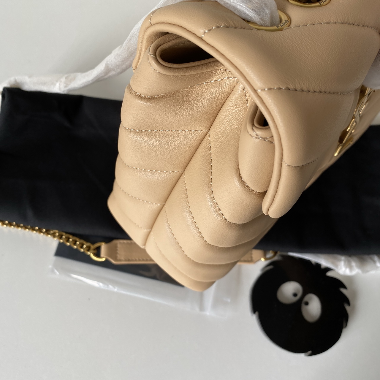 494699 LOULOU SMALL IN MATELASSÉ “Y” LEATHER, YSL SAINT LAURENT